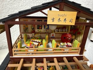 Casita Miniatura Restaurante Japonés