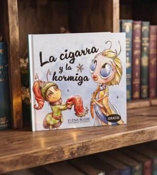 Libro infantil La cigarra y la hormiga