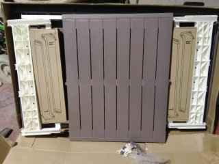 Mesa extensible Keter jardín 162-241cm