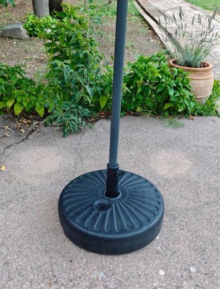 Sombrilla Grande de Jardín con Base