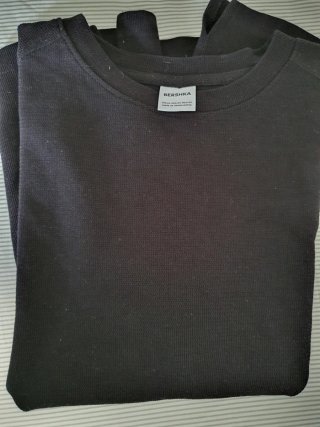 Camiseta Bershka Negra Talla XS