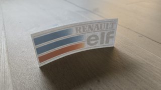 Adhesivo Renault ELF Clásico