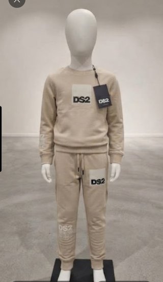 Tuta bambino DS2 beige 2 pezzi