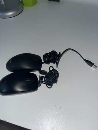2 Ratones con cable (Trust y Logitech)