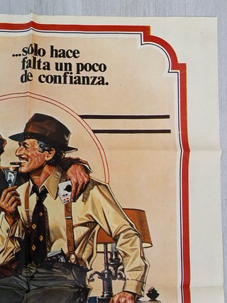 Cartel Original Cine EL GOLPE (1974) Paul Newman