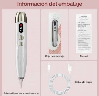 Bolígrafo Eléctrico Pintura Diamante Recargable