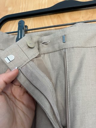 Pantalón de traje Zara beige talla 36