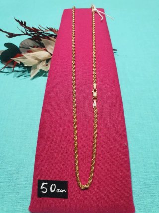 Cordón 60cm. Oro 18kl Grueso 2.70mm.