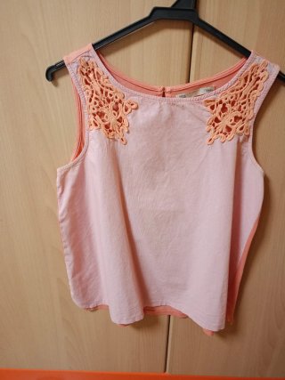 Camiseta tirantes mujer encaje