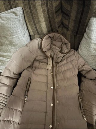 Chaqueta Acolchada Beige
