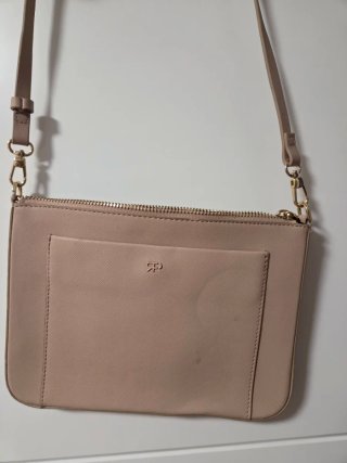 Bolso bandolera beige