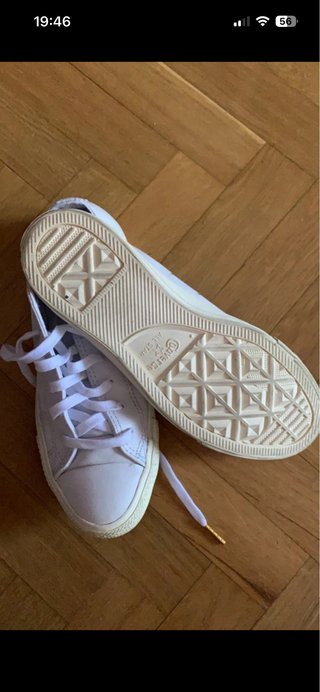 Zapatillas Converse All Star blancas usadas