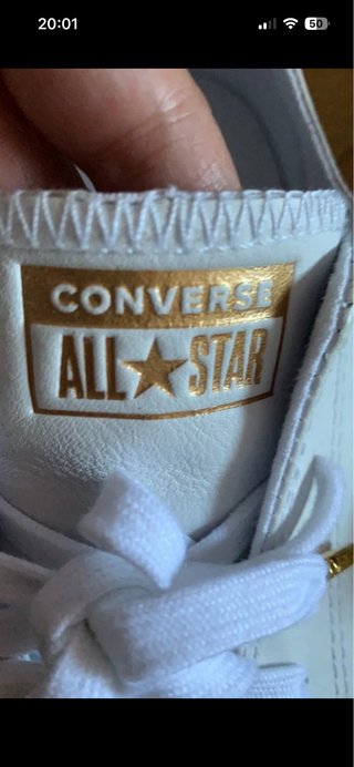 Zapatillas Converse All Star blancas usadas