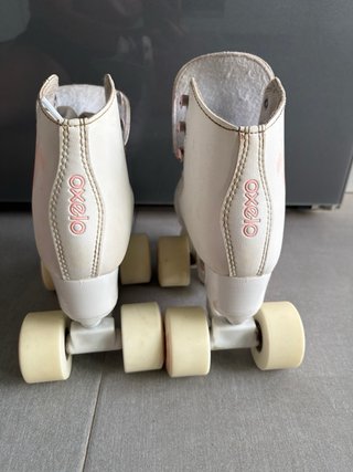 Patines Oxelo 4 Ruedas Blancos