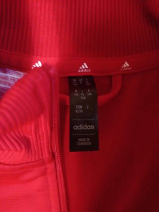 Chaqueta de chándal Adidas roja