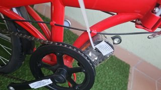 Bicicleta Plegable Roja Kinder Bueno