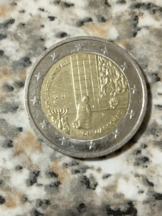 Moneta 2 Euro 2020 Germania zecca j