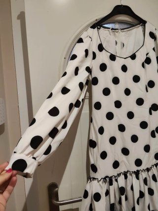 Vestido Flamenco Lunares Manga Larga