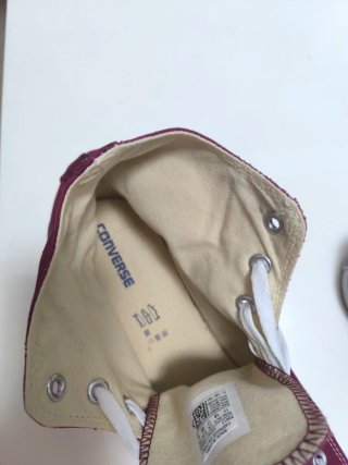 Zapatillas Converse Altas Granate talla 53