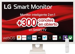 Monitor LG 32 Smart TV 32SR50F-W Bianco