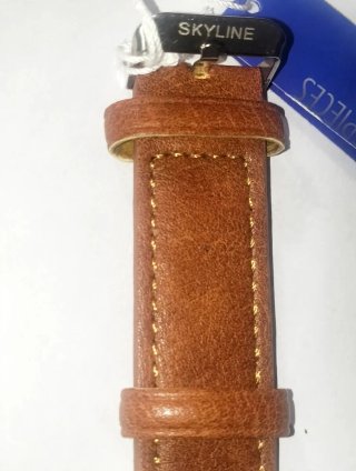 Reloj SKYLINE con Correa Marrón