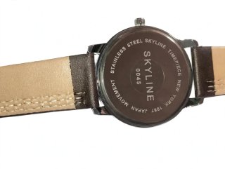 Reloj SKYLINE con Correa Marrón