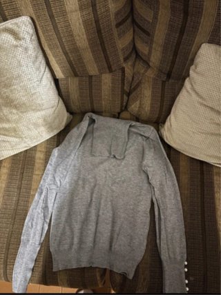 Jersey Gris de Cuello Alto