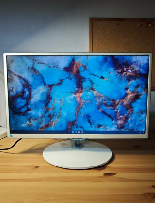 Monitor bianco Samsung 24'' Full HD-HDMI come nuovo