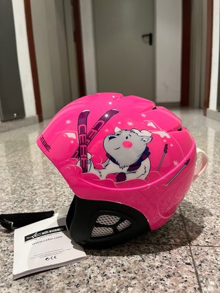 Casco de Esquí Cebe Rosa