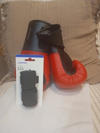 Guantes y Vendas Boxeo Outshock
