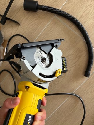 Mini sierra circular Enventor 85mm con guia laser
