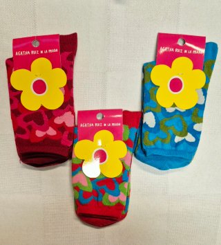 3 pares calcetines chica Agatha