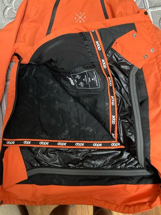 Chaqueta de nieve DOPE naranja