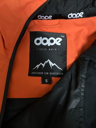 Chaqueta de nieve DOPE naranja