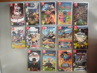 Lote juegos Nintendo Switch precintados