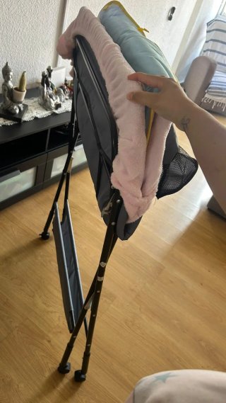 Cambiador de Bebé con Estructura Plegable