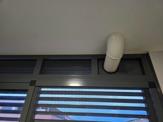 Ventana aluminio 2 puertas correderas con fijo sup