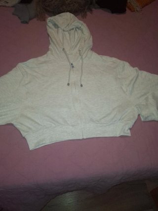 Sudadera oysho Beige con Cremallera