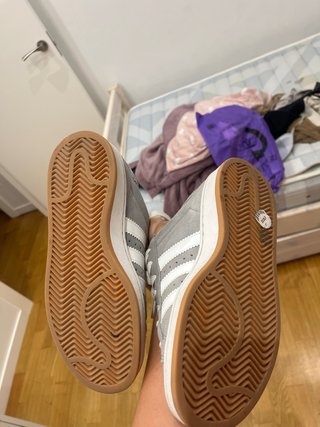 Zapatillas Adidas Campus Gris reales
