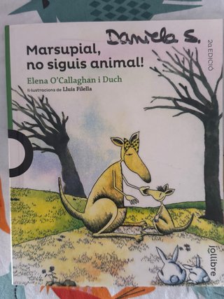 Libro Marsupial, no siguis animal!