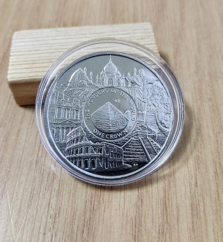 Moneda One Crown 2008 Maravillas del Mundo
