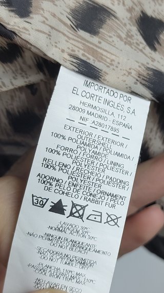 Zendra Chaqueta Acolchada Ligera Mujer M