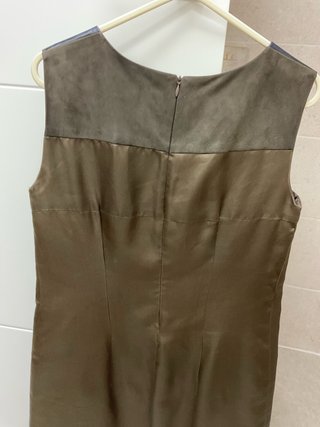 Vestido de ante patchwork Talla pequeña
