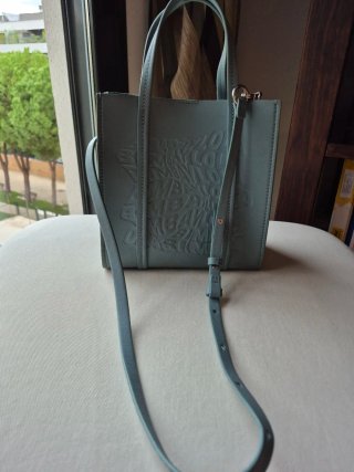 Bolso de mano/bandolera color verde azulado