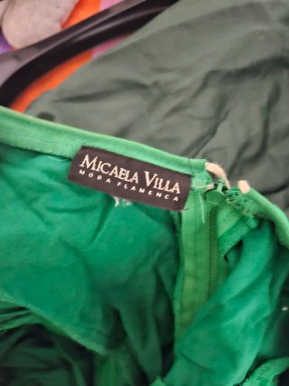 Vestido de flamenca verde