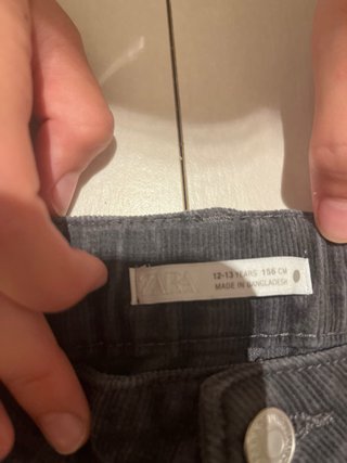 Lote 2 pantalones campana grises