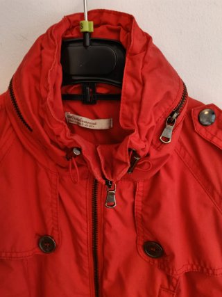 Cazadora Impermeable Roja