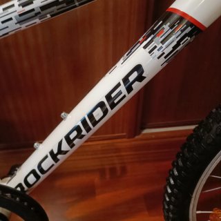 Bicicleta niño Rockrider ST100 Blanca