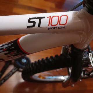 Bicicleta niño Rockrider ST100 Blanca