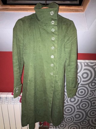 Abrigo Desigual Verde entallado